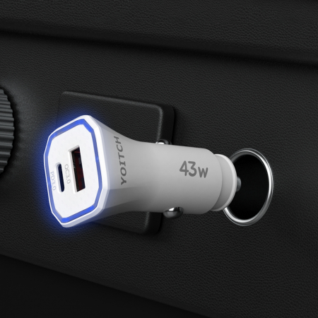 [요이치] 앨빈S LED 초고속 차량용 충전 시거잭 43W PPS USB PD 타입 #5