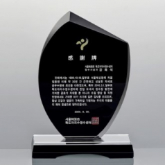 블랙 크리스탈 상패 SD14)109-2
