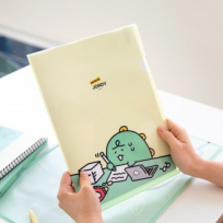 캐릭터 L홀더 그린, 캐릭터 파일꽂이 220*310mm