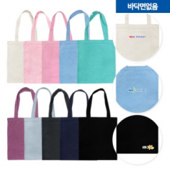 캔버스면 베이직 에코백 + 바닥면 없음