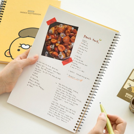 캐릭터 스프링 연습장 옐로우 #3