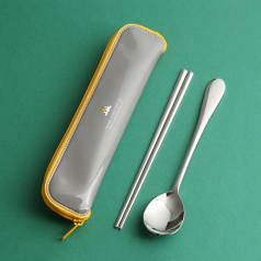 헬로헬로 어린이 숟가락젓가락 & 수저케이스