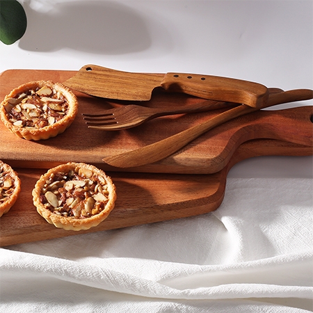 마호가니 도마 + 티크 브런치 4종 세트 #5