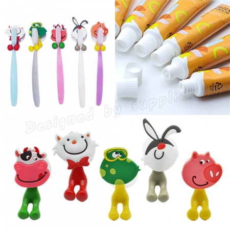 M케이스 왕헤더캡 미세모 페리오 칫솔걸이 / 칫솔 치약 세트 #5