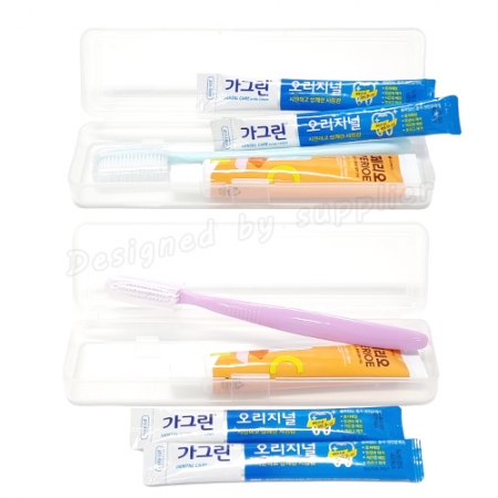 M케이스 왕헤더캡 미세모 페리오 가그린 2P / 칫솔 치약 세트 #4