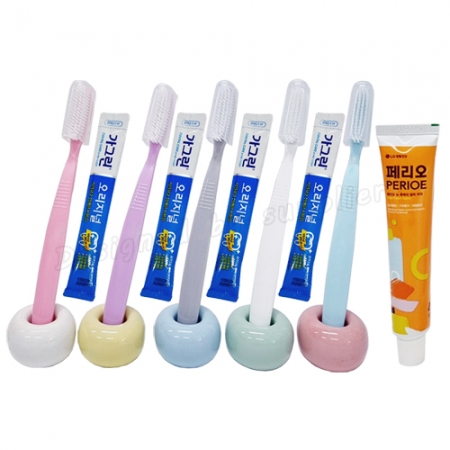 M케이스 왕헤더캡 미세모 페리오 가그린 2P / 칫솔 치약 세트 #5