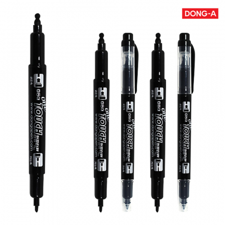 동아 원터치 컴퓨터 싸인펜 0.5mm, 3.0mm // 국산 #4