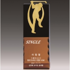투톤 크리스탈 골프모션 트로피 188