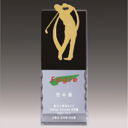투톤 크리스탈 골프모션 트로피 189 #5