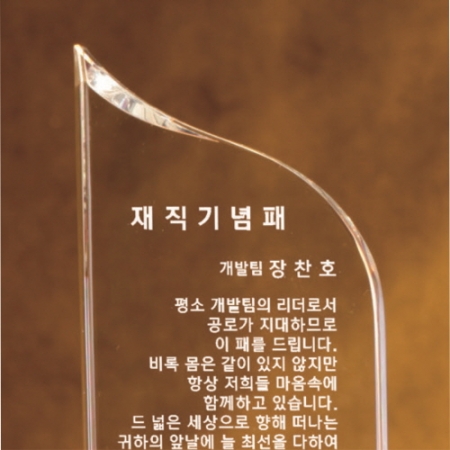 크리스탈 상패 162 #3