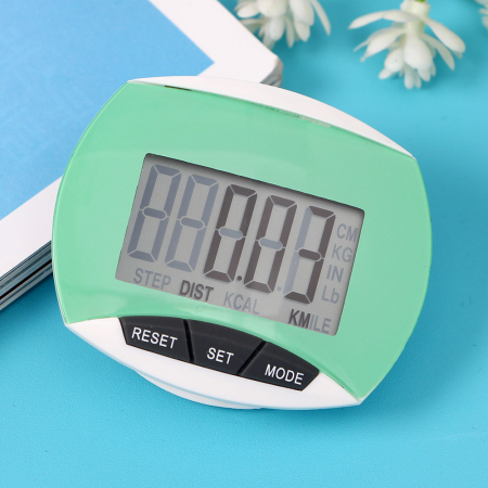 스마트 디지털 심플 만보기 (그린) / 다이어트 만보계 #2