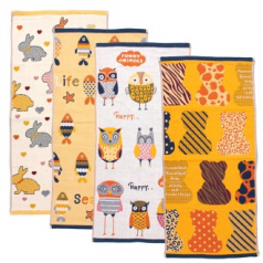 일러스트 타올 35x70