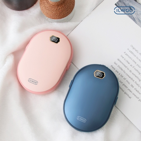 [일우] 핸들러 LED 급속 양면 발열 손난로 보조배터리 충전식 10000mAh IW-H07 #2