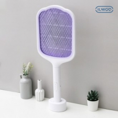 [일우] 모기유인 UV 전기모기채 파리채 - 수면중 사용 (고용량 3000mAh)