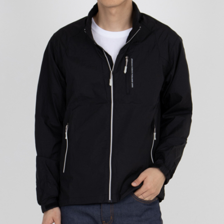 후드 내장 휴대용 경량 바람막이 자켓, 남성 여성 바람막이 #3