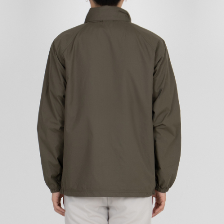 후드 스탠드 카라 바람막이 점퍼, 남성 여성 #4