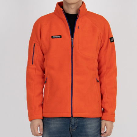 배색업 후리스 자켓 (M-3XL), 남성 여성 자켓 #3