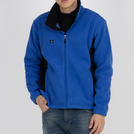 엣지 배색 후리스 자켓 (M-3XL), 남성 여성 자켓 #3