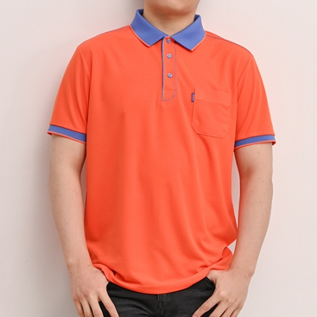 스판 반팔 긴팔 카라 티셔츠, 남자 여자 단체 티셔츠 #6