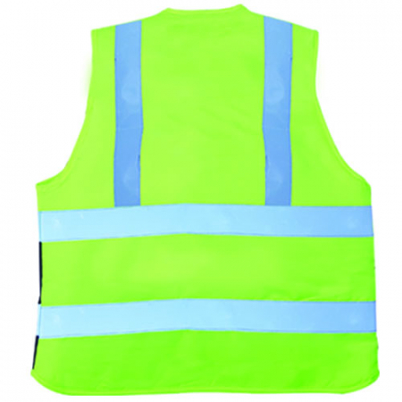 하단 배색 패딩 신호수 조끼 #5