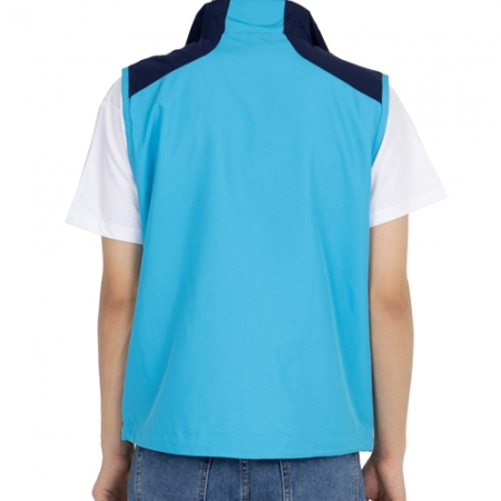 남자 여자 단체 행사 고급 디자인 카라 조끼 #4