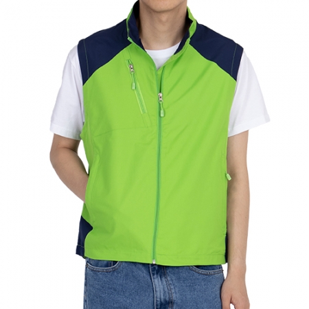 고급 배색 컴퍼니 조끼 M-3XL, 남자 여자 조끼 #4