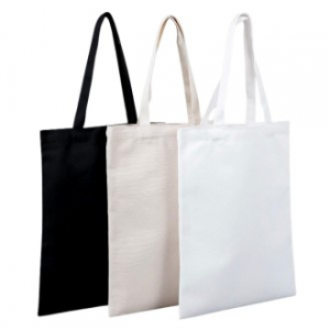 에코사랑 무지 삼형제 에코백 32X38 블랙 / 화이트 / 미색