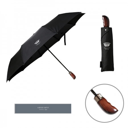 송월 CM 3단 블랙우드 완전 자동우산 60 #2