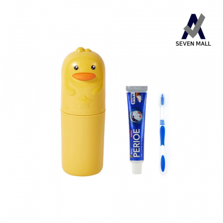 세븐몰 휴대용 병아리 칫솔통 칫솔 치약 페리오세트 #2