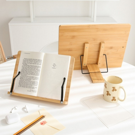 독서대 책받침대 휴대용 독서대 유아독서대 가벼운 독서대 나무독서대 높낮이 독서대 높이조절 독서대 독서거치대 독서받침대 원목독서대 책거치대 책스탠드 #2