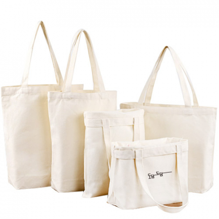 무지 캔버스 밑면있는 에코백 모음 4종 #2