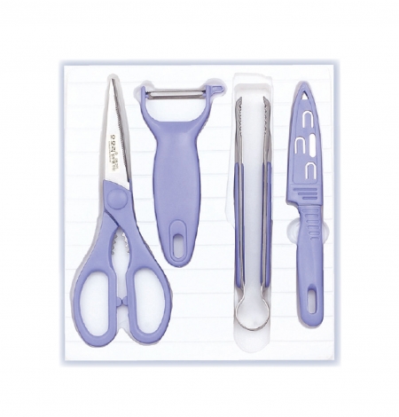 OM308 가위, 감자칼, 집게, 집과도SET #2