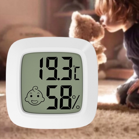 콤팩트 디지털 마그네틱 온도계 습도계 #2