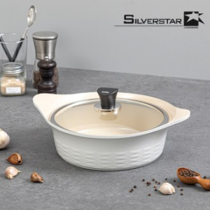 실버스타 쿡쿡 세라믹 코팅 인덕션 IH 주물냄비 전골 24cm