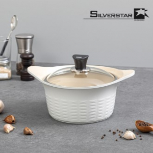 실버스타 쿡쿡 세라믹 코팅 인덕션 IH 주물냄비 20cm
