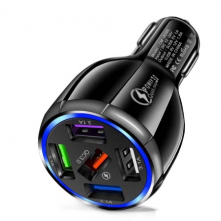 이젠케이 퀵차지 3.0 USB 5포트 차량용 고속충전기 시거잭 #2