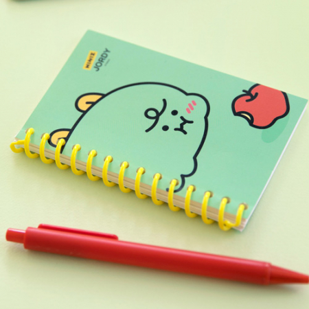 캐릭터 유선 미니 수첩 그린 #5