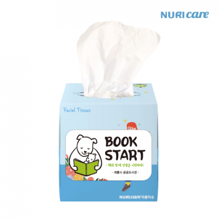 고급 미용 티슈 70매 (스티커 부착) 각티슈 #2