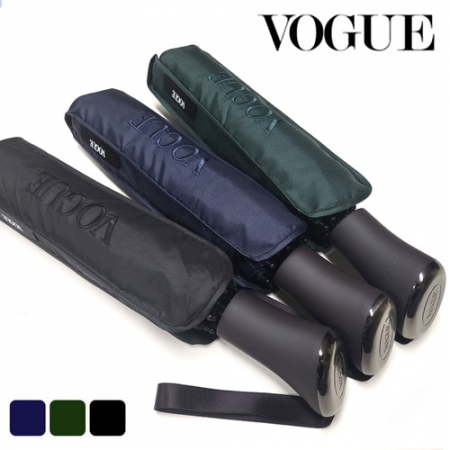 보그 로고자수 3단 수동 우산 #3