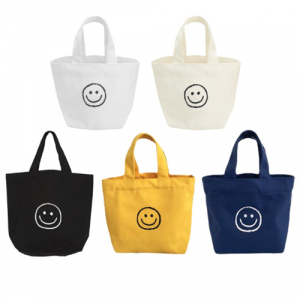 스마일 미니 에코백