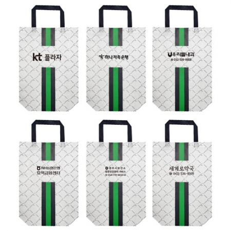 패턴 코팅 부직포가방 세로형 30 x 38 x 10 #2