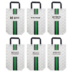 패턴 코팅 부직포가방 세로형 30 x 38 x 10