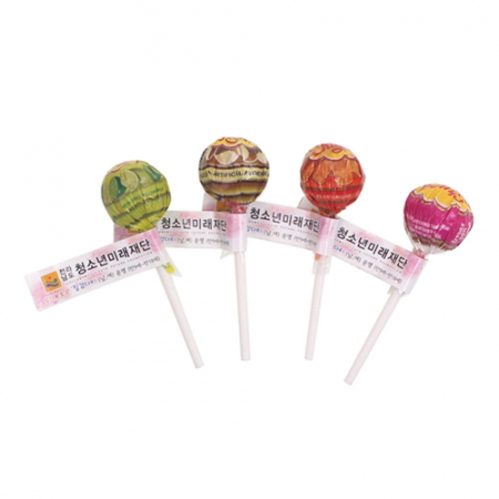 홍보용 막대 사탕 - 추파춥스, 컬스티커 제작 #2