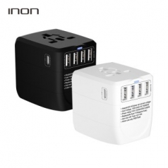 [충전기] 아이논 USB 5포트 해외 여행용어댑터 IN - TA510C