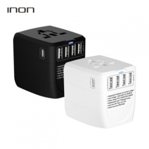 [충전기] 아이논 USB 5포트 해외 여행용어댑터 IN - TA510C
