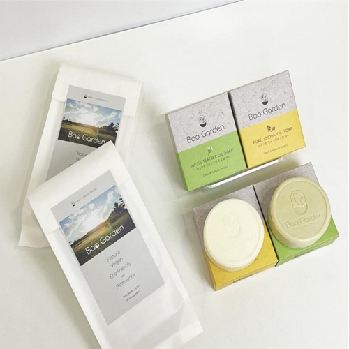 바오가든 인퓨즈 티트리 수제비누 + 퓨어 호호바 오일비누  답례품비누 선물 세트 돌잔치 기념품 #2