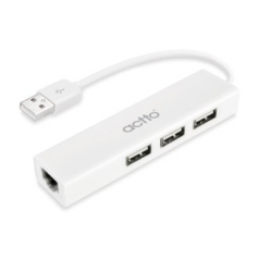 엑토 2 in 1 USB LAN 어댑터 허브 콤보 HUBL - 01