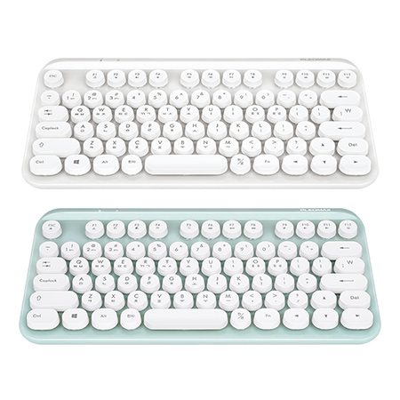 PLEOMAX 블루투스 5.0 멀티 페어링 레트로 키보드 PBK - 1000retro #5