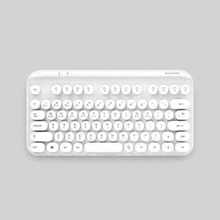 PLEOMAX 블루투스 5.0 멀티 페어링 레트로 키보드 PBK - 1000retro #3