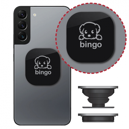 스마트톡 아크릴 블랙 사각 BG - 15 #3